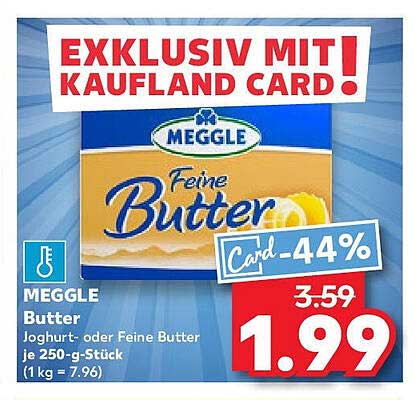 MEGGLE Butter - Joghurt- oder Feine Butter je 250-g-Stück