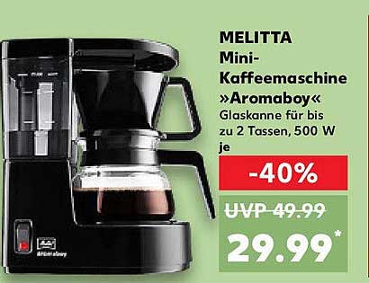 MELITTA Mini-Kaffeemaschine »Aromaboy« -40%