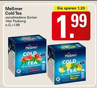 Meßmer Cold Tea verschiedene Sorten 14er Packung