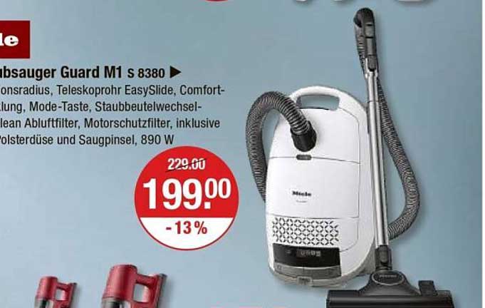 Miele Staubsauger Guard M1 S 8380 - Jetzt zum Sonderpreis!