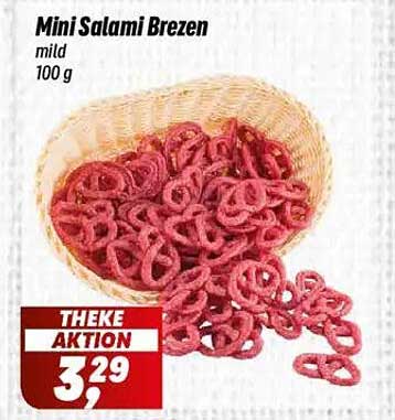 Mini Salami Brezen mild – 100 g
