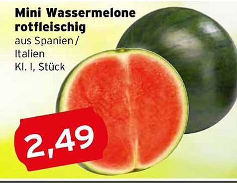 Mini Wassermelone rotfleischig aus Spanien/Italien