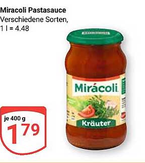 Mirácoli Pastasauce - Kräuter 400g