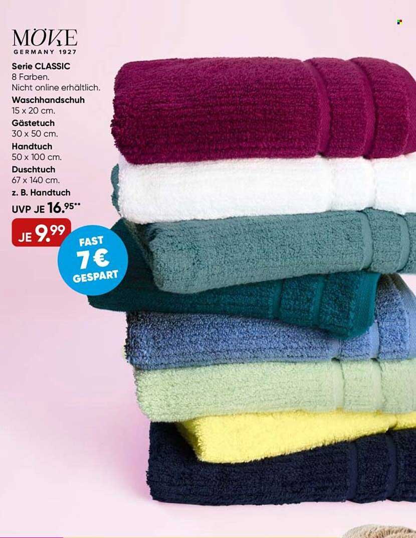MÖVE Handtuchserie CLASSIC - viele Farben zur Auswahl!