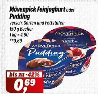 Mövenpick Feinjoghurt oder Pudding 150 g Becher - Bis zu 42% reduziert!