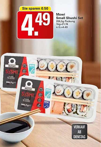 Mowi Small Shushi Set