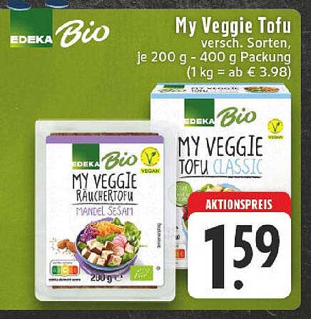 My Veggie Tofu - Verschiedene Sorten, je 200 g