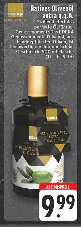 Natives Olivenöl extra g.g.A.