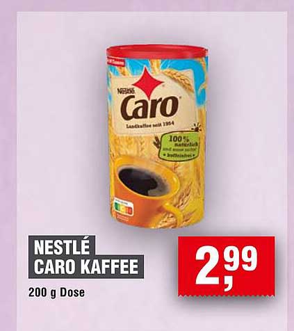NESTLÉ CARO KAFFEE 200 g Dose