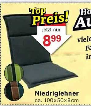 Niedriglehner in vielen Farben