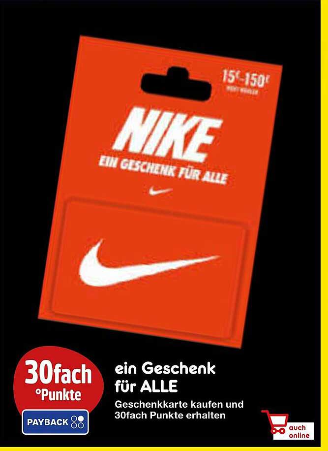 Nike Geschenkkarte – ein Geschenk für ALLE