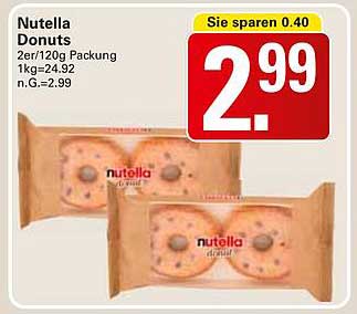 Nutella Donuts 2er/120g Packung