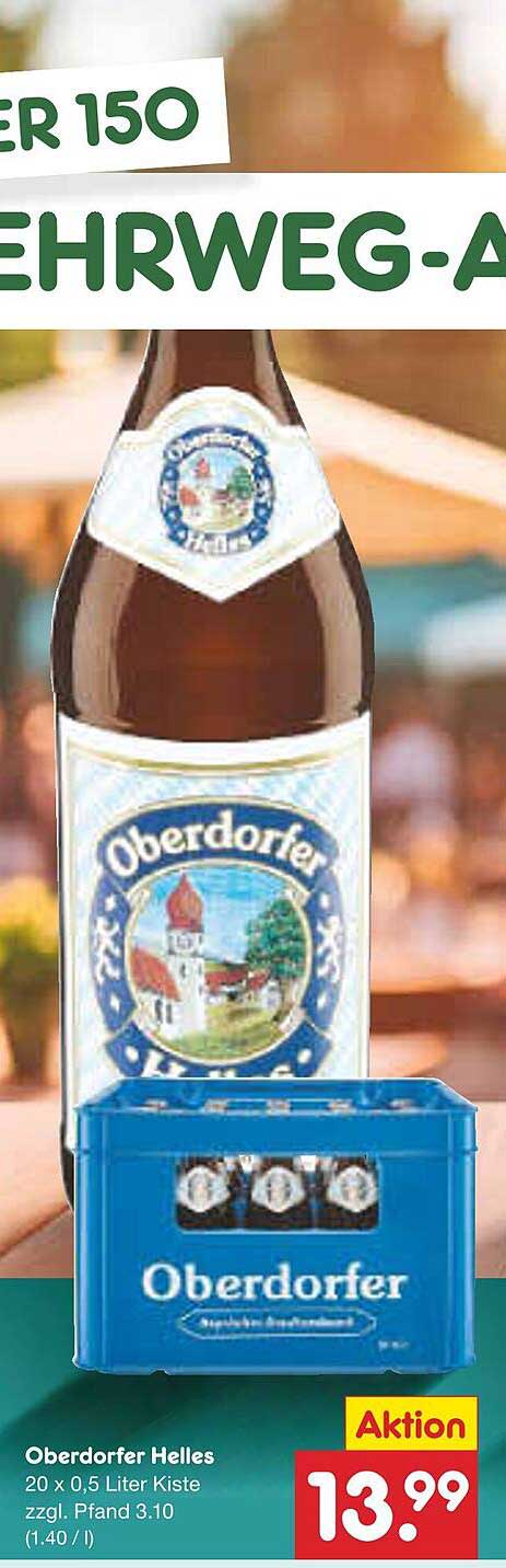 Oberdorfer Helles 20 x 0,5 Liter Kiste