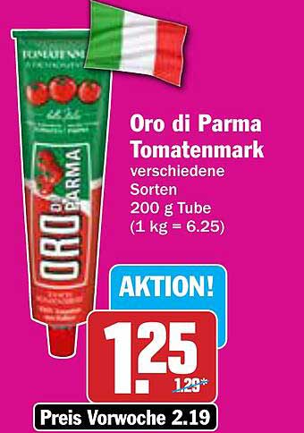 Oro di Parma Tomatenmark verschiedene Sorten 200 g Tube