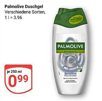 Palmolive Duschgel - Verschiedene Sorten, 250 ml für nur 0,99 €