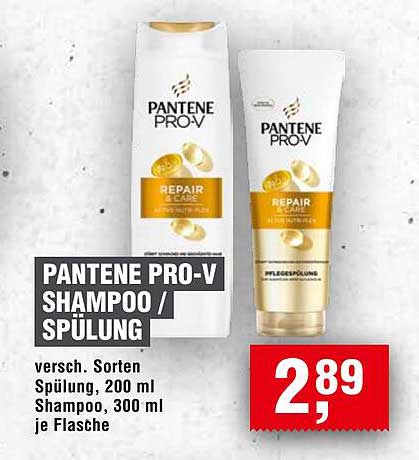 PANTENE PRO-V SHAMPOO / SPÜLUNG