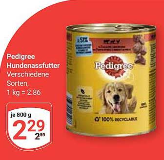 Pedigree Hundenassfutter Verschiedene Sorten