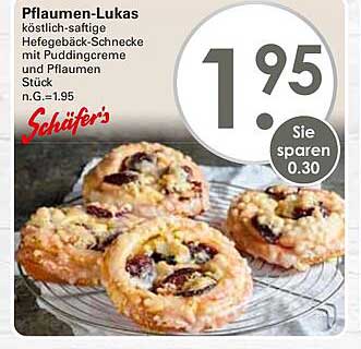 Pflaumen-Lukas – köstlich-saftige Hefeback-Schnecke mit Puddingcreme und Pflaumen