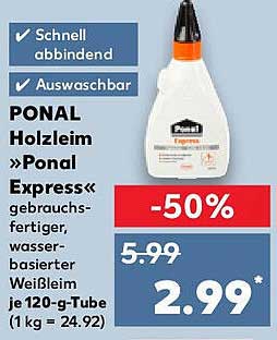 PONAL Holzleim »Ponal Express« 120-g-Tube