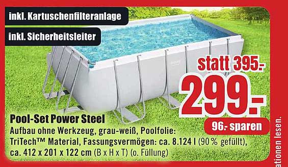 Pool-Set Power Steel