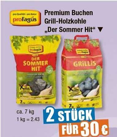 Premium Buchen Grill-Holzkohle "Der Sommer Hit"