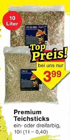 Premium Teichsticks 10 Liter