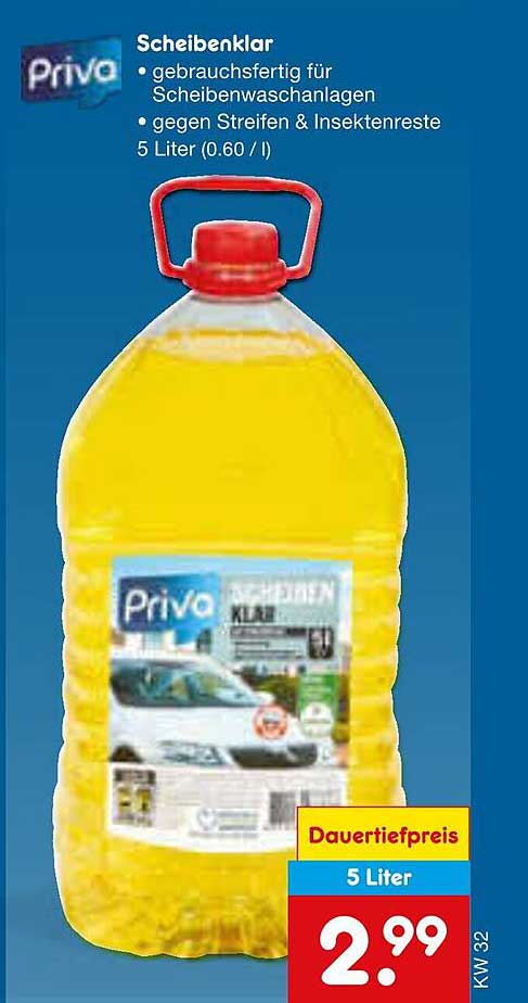 Priva Scheibenklar – 5 Liter