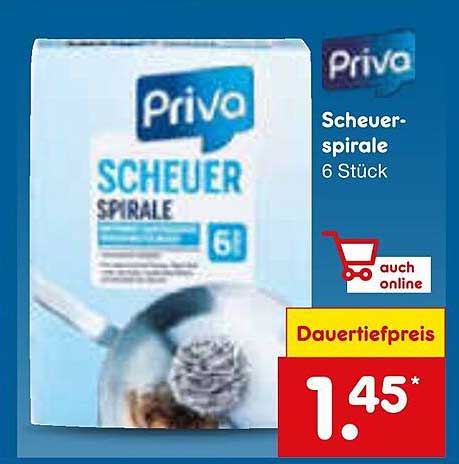 Priva Scheuerspirale 6 Stück