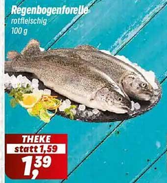 Regenbogenforelle rotfleischig 100 g