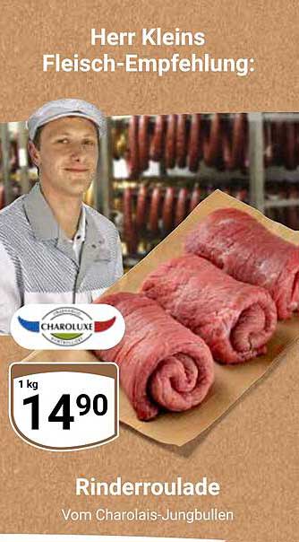 Rinderroulade vom Charolais-Jungbullen