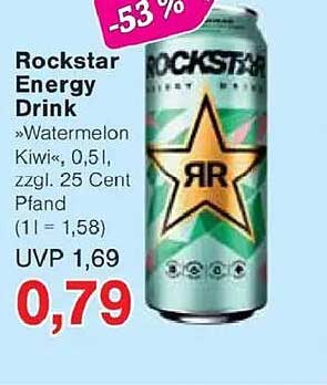 Rockstar Energy Drink »Watermelon Kiwi«, 0,5l