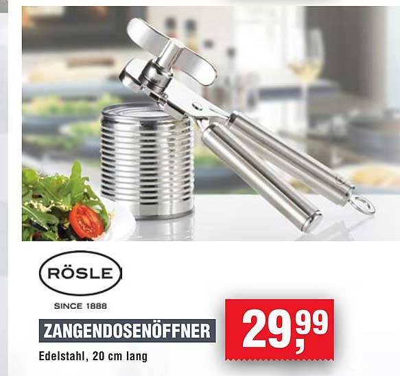 RÖSLE Zangendosenöffner, 20 cm lang