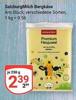 SalzburgMilch Bergkäse 250 g