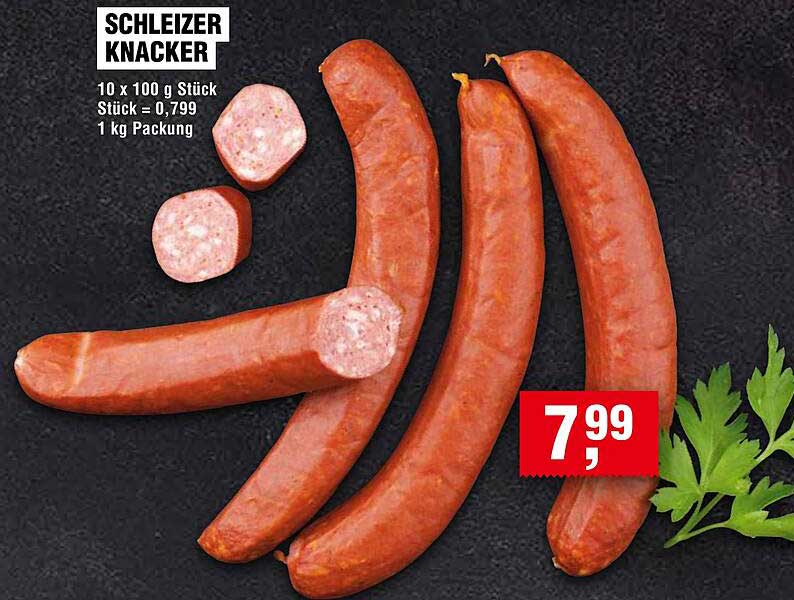 Schleizer Knacker - 10 x 100 g Stück