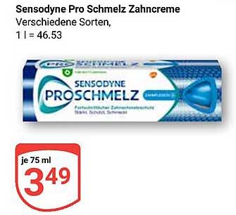 Sensodyne Pro Schmelz Zahnpasta - Verschiedene Sorten (75 ml)