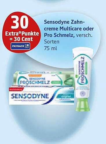 Sensodyne Zahncreme Multicare oder Pro Schmelz, 75 ml