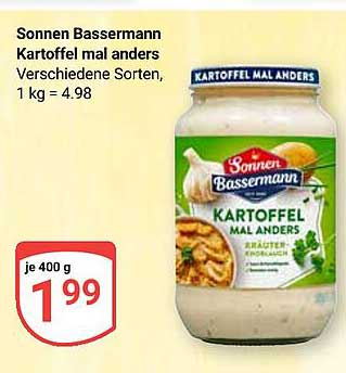 Sonnen Bassermann Kartoffel mal anders, verschiedene Sorten, 400 g