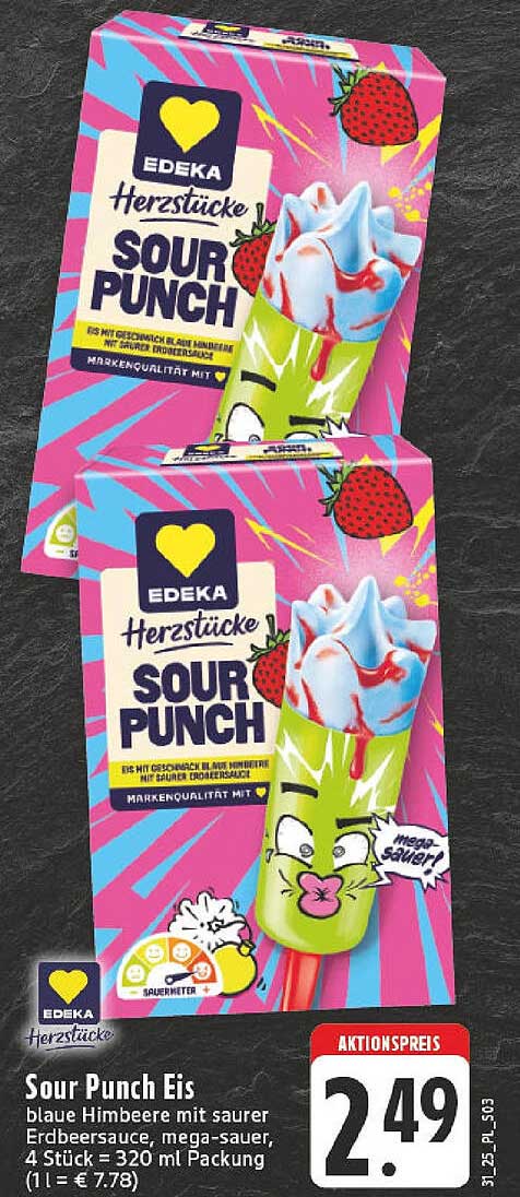 Sour Punch Eis - EDEKA Herzstücke