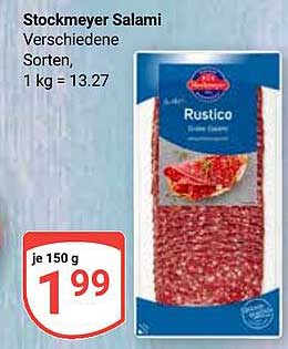 Stockmeyer Salami - Verschiedene Sorten, 150 g