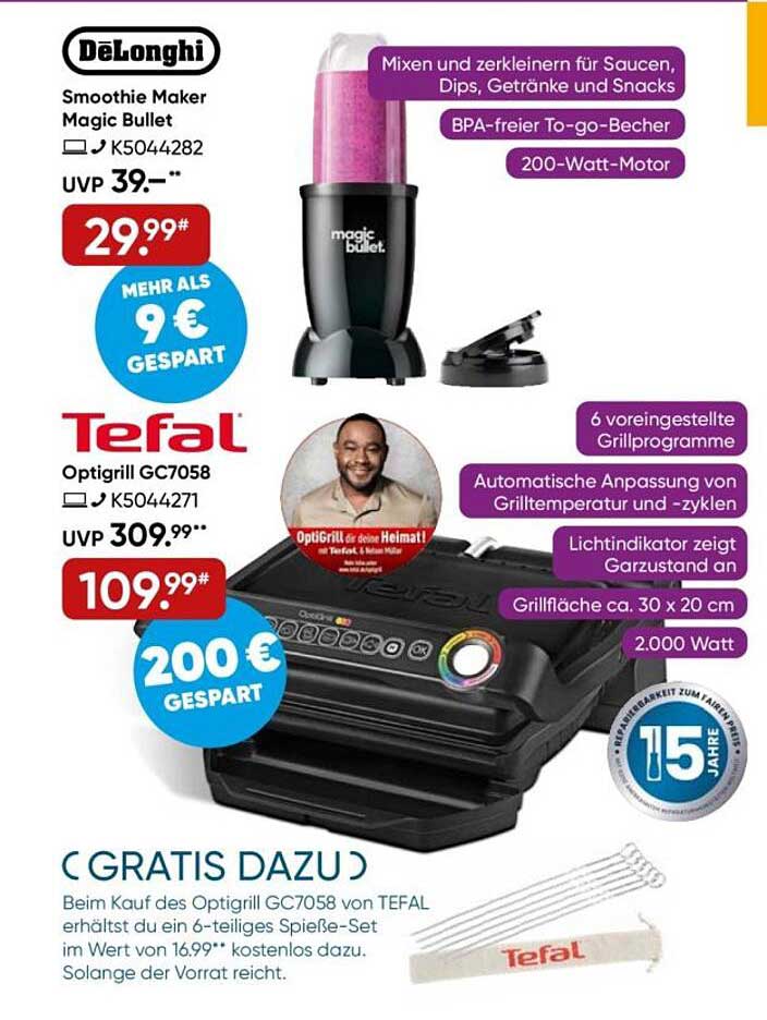 Tefal Optigrill GC7058 - Grillen auf höchstem Niveau