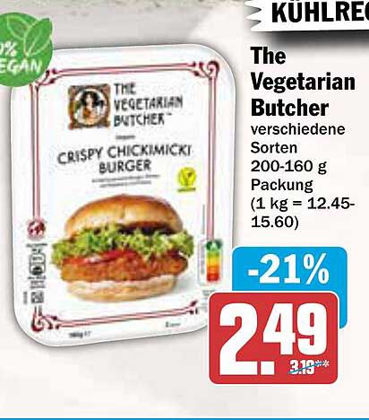 The Vegetarian Butcher Crispy Chickin’Burger 200-160 g