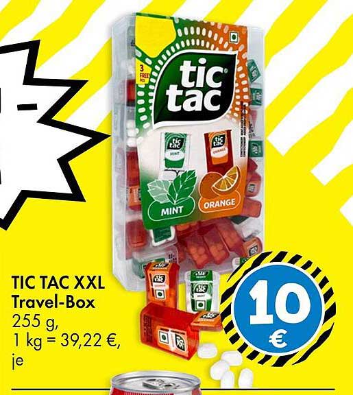 TIC TAC XXL Travel-Box