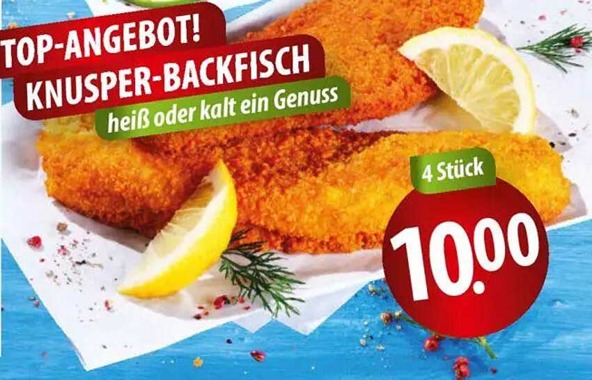 TOP-ANGEBOT! KNUSPER-BACKFISCH – heiß oder kalt ein Genuss