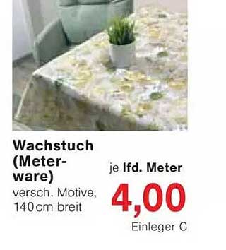 Wachstuch (Meterware) - verschiedene Motive, 140 cm breit