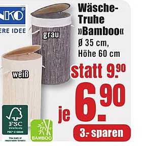 Wäsche-Truhe »Bamboo«