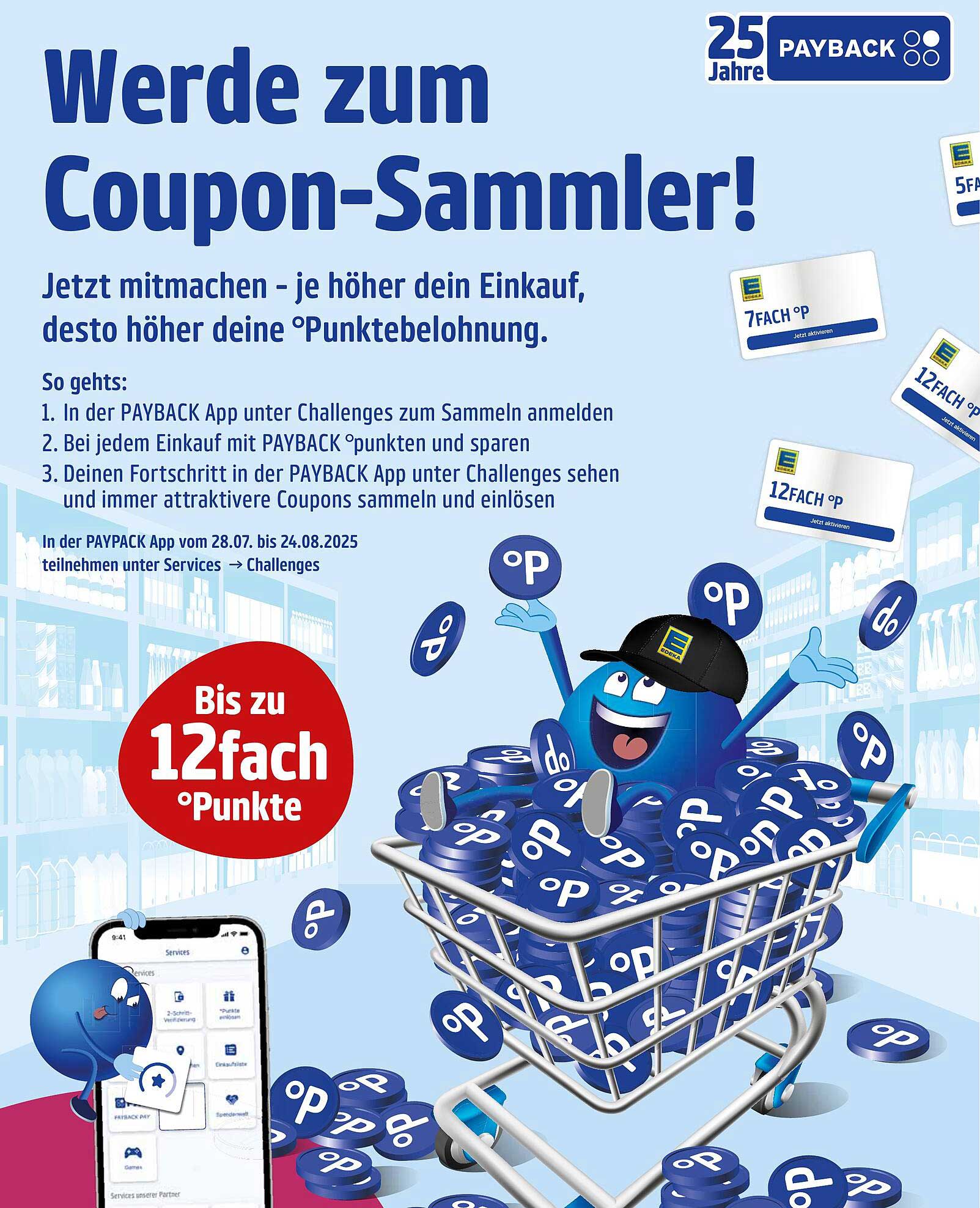Werde zum Coupon-Sammler! Bis zu 12-fach Punkte sichern
