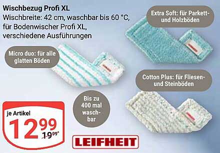 Wischbezug Profi XL
