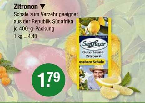 Zitronen - Essbare Schale von SanLucar