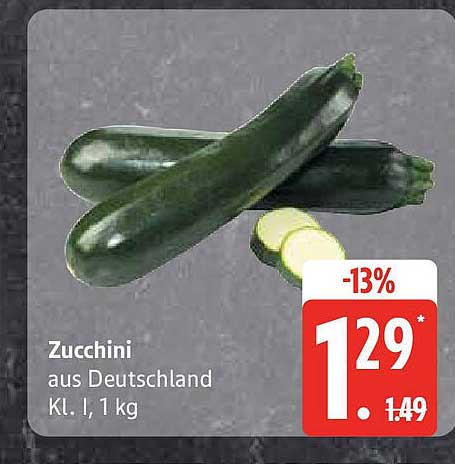 Zucchini aus Deutschland Kl. I, 1 kg