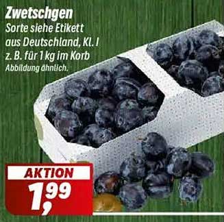 Zwetschgen - Frische Sorte aus Deutschland, Klasse I